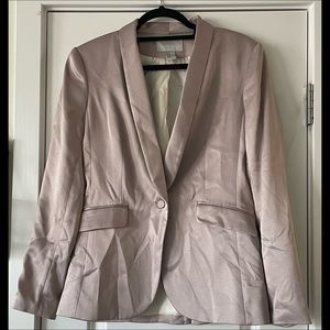 One Button Lavender Blazer